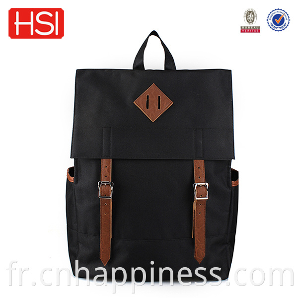 Fonctions multiples Popular confortable Canvas Back Backpack Unisexe Unisexe Rétractable Zipper Arquage Sprle Angleterre Style